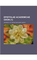 Epistolae Academicae Oxon (1): (English)