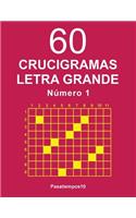 60 Crucigramas Letra Grande - N. 1