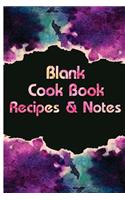 Blank Cookbook Recipes & Notes: (Watercolor Series): cookbooks, watercolor notebook, notebooks