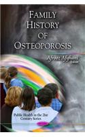 Family History of Osteoporosis