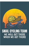 Snail cycling team we will get there when we get there