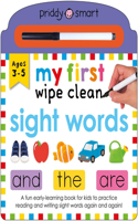 My First Wipe Clean Sight Words: (Priddy Learning)