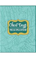 Cheat Days Meal Planner: Gifts for Moms Who Love to Cook Comfort Food While Sticking With A Weight Loss Diet Mint Green