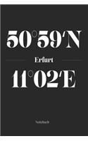 Erfurt Notizbuch