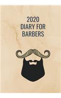 2020 Appointment Diary for Barbers