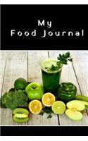 My Food Journal: A 30 Day Meal, Water and Exercise Tracker for a More Mindful You!