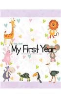 Story Book My First Year For baby that was born on June