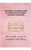 Trainee Counsellors & Therapists Client Hours Logbook