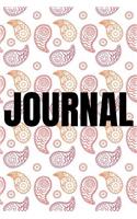 Paisley Background Lined Writing Journal Vol. 16: Promoting Creativity Through Journaling...One Day at a Time(16 Paisley)