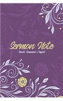 Sermon Notes Journal