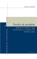 Paroles de Prophète