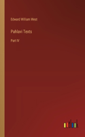 Pahlavi Texts