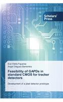 Feasibility of GAPDs in standard CMOS for tracker detectors