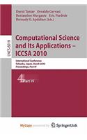 Computational Science and Its Applications - Iccsa 2010: (English)