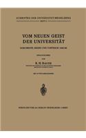 Vom Neuen Geist der Universität