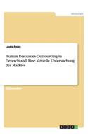 Human Resources-Outsourcing in Deutschland: Eine aktuelle Untersuchung des Marktes