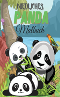 Niedliches Panda Malbuch: Panda-Malbuch für Kinder - Für Kleinkinder, Vorschulkinder, Jungen & Mädchen im Alter von 2-4 - 4-8 - 8-12