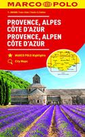 Provence, Alps, Cote d'Azur Marco Polo Map