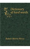 Dictionary of Hard Words