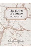 The Duties of a Judge Advocate