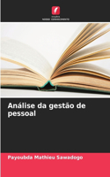 Análise da gestão de pessoal