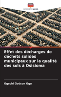 Effet des décharges de déchets solides municipaux sur la qualité des sols à Osisioma