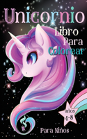 Libro para Colorear de Unicornios para Niños 4-8 años