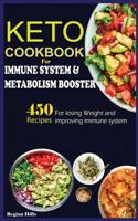 Keto Cookbook for Immune System and Metabolism Booster: 450 Recipes for losing Weight and improving Immune System