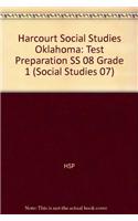 Harcourt Social Studies Oklahoma: Test Preparation SS 08 Grade 1