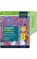 Complete English for Cambridge Lower Secondary Online Student Book 8