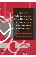 Project Management for Research