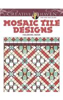 Creative Haven Mosaic Tile Designs Coloring Book