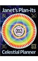 Janet's Plan-Its 2012 Celestial Planner Easy-To-Use Astrology Calendar