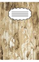 Retro Flower Notebook: Retro Flower Notebook with 120 lined pages / size 6x9 inch