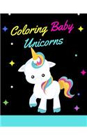 Coloring Baby Unicorns