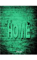 Journal: Green Home Theme Cover Wide Ruled Composition Notebook for Creative Writing and Journaling