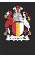 Chesworth: Chesworth Coat of Arms and Family Crest Notebook Journal (6 x 9 - 100 pages)