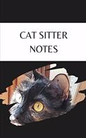 Cat Sitter Notes: Small Lined Novelty Notebook