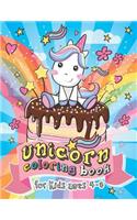 Unicorn Coloring Book for Kids Ages 4-8