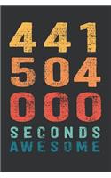 441 504 000 Seconds Awesome