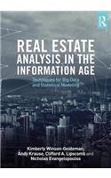 Real Estate Analysis in the Information Age