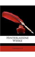Hinterlassene Werke, Dritter Vabd