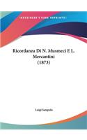 Ricordanza Di N. Musmeci E L. Mercantini (1873)