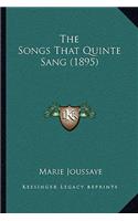 The Songs That Quinte Sang (1895)