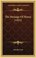 The Message of Hosea (1921)