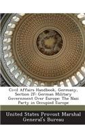 Civil Affairs Handbook, Germany, Section 2f