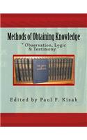 Methods of Obtaining Knowledge