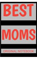 best moms black notebook 6×9 100 page