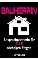 Bauherrin Notizbuch