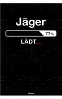 Jäger Lädt... Notizbuch